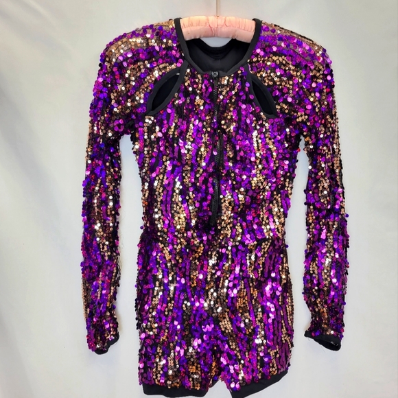 Weissman Pants & Jumpsuits Weissman Sequin Jumpsuit Short Long